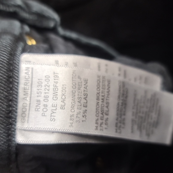 Good American High Rise Black Jeans - Picture 5 of 5